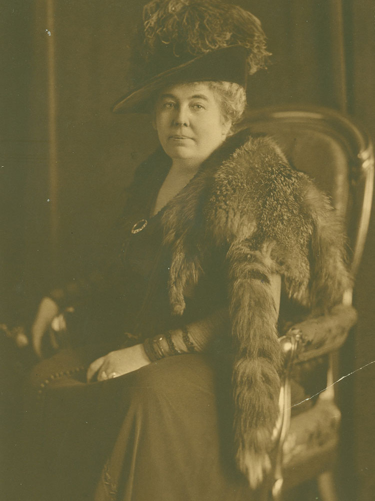 Archival photo of museum founder Mary Stewart Carey.